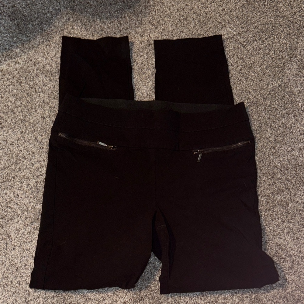 Candie’s Black High-Waist Dress Pants with Zip Pockets
